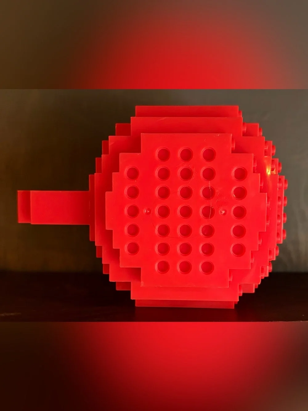 Red Studded Building Block Mug - Picture 4 of 4